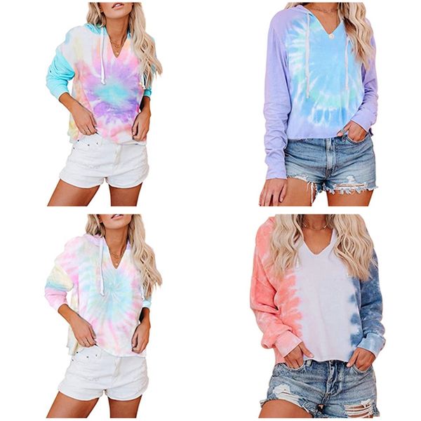 women hoodies hooded designer color gradient sweaters trendy casual blouse girls hip hop t-shirt tie dyed pullover sweatshirts cz8241, White
women hoodies hooded designer color gradient sweaters trendy casual blouse girls hip hop t-shirt tie dyed pullover sweatshirts cz8241, White