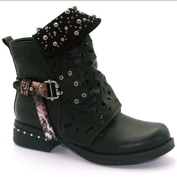 2020 retro gladiator motorcycle boots shallow mouth rivets pirate knight boots fashion side zipper middle tube cotton pu, Black
2020 retro gladiator motorcycle boots shallow mouth rivets pirate knight boots fashion side zipper middle tube cotton pu, Black