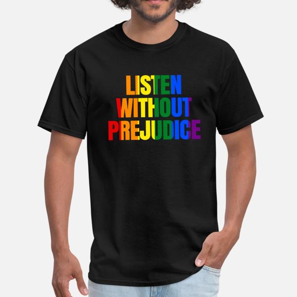 listen without prejudice t shirt men designer short sleeve crew neck letter cute new fashion spring autumn outfit shirt
listen without prejudice t shirt men designer short sleeve crew neck letter cute new fashion spring autumn outfit shirt