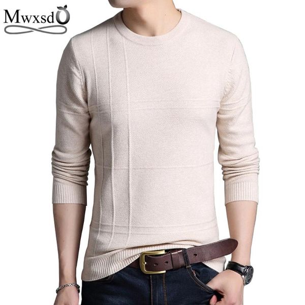 mwxsd brand men's plaid pullover cotton sweaters men solid long sleeve pullovers sweater men slim o round neck pullover sweater, White;black
mwxsd brand men's plaid pullover cotton sweaters men solid long sleeve pullovers sweater men slim o round neck pullover sweater, White;black