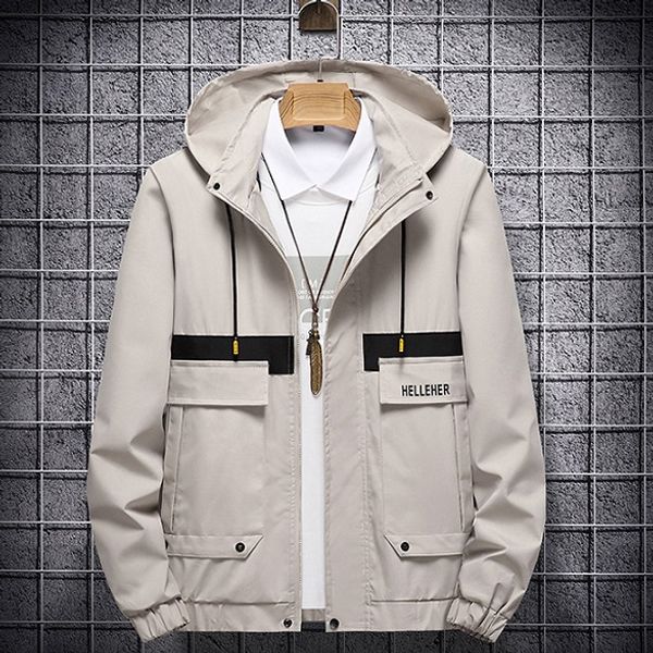 men casual jackets male spring autumn youth fashion loose thin hooded jackets trendy comfortable coats outerwears 3 colors 2020 new, Black;brown
men casual jackets male spring autumn youth fashion loose thin hooded jackets trendy comfortable coats outerwears 3 colors 2020 new, Black;brown