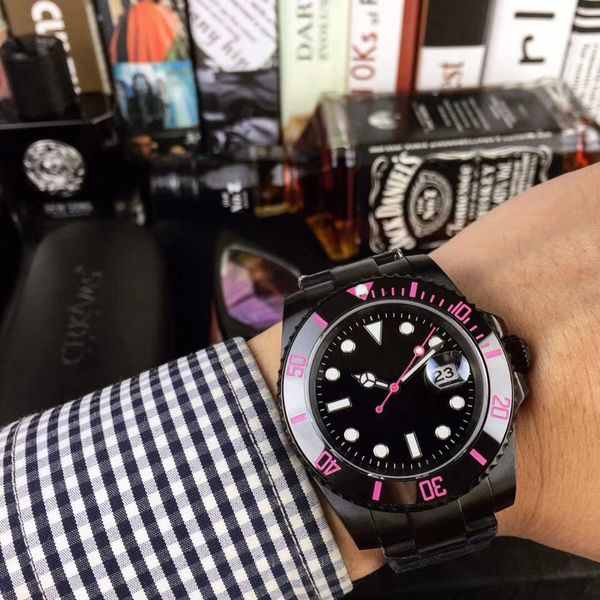 new limited edition luxury wrist watches sapphire black ceramic bezel stainless steel case 40mm automatic mechanical mens watches, Slivery;brown
new limited edition luxury wrist watches sapphire black ceramic bezel stainless steel case 40mm automatic mechanical mens watches, Slivery;brown