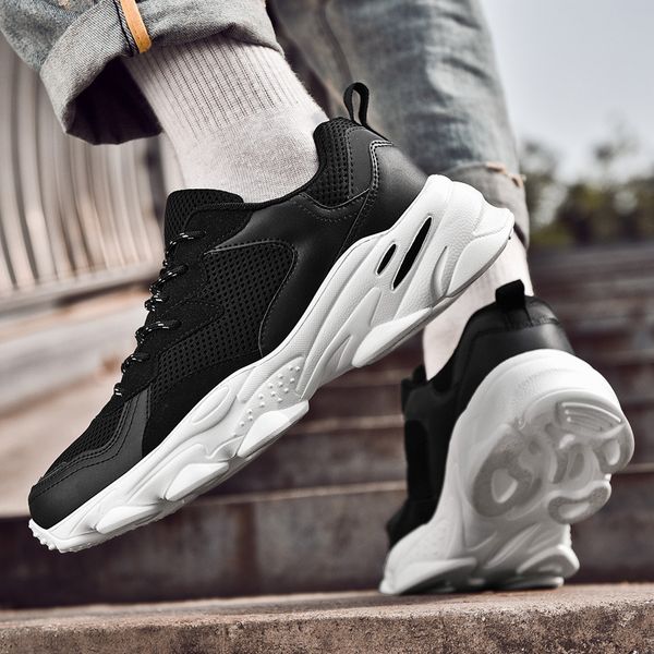 2020 new shoes men's style men's shoes lace-up student trend wild comfortable breathable mesh explosion sports trend, Black
2020 new shoes men's style men's shoes lace-up student trend wild comfortable breathable mesh explosion sports trend, Black