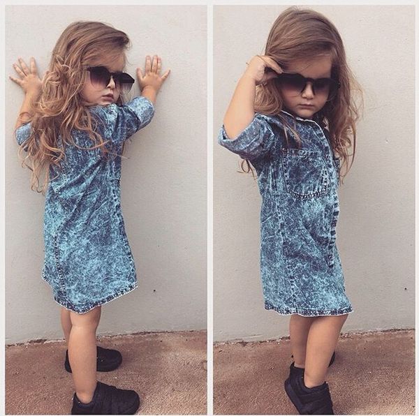 wholesale autumn ins fashion kids baby girls casual denim tunic denim jeans dreeses shirts for 1-7t, Red;yellow
wholesale autumn ins fashion kids baby girls casual denim tunic denim jeans dreeses shirts for 1-7t, Red;yellow