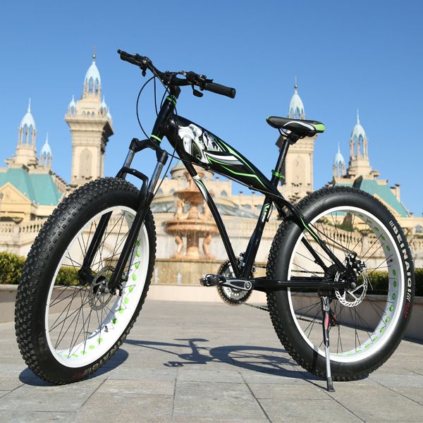 snowmobile 26-inch aluminum alloy variable speed bicycle large tire shock-absorbing disc brake mountain bike male and female student bicycle
snowmobile 26-inch aluminum alloy variable speed bicycle large tire shock-absorbing disc brake mountain bike male and female student bicycle
