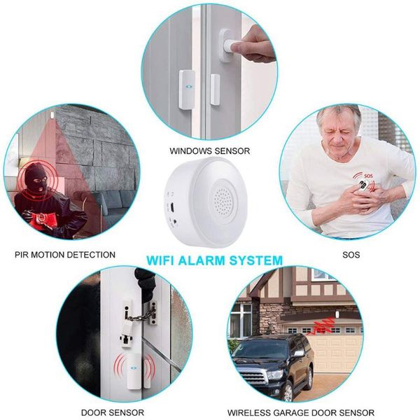 alarm systems 1set smart home wifi security kit gateway hub door window sensor pir detector automation system for alexa go
alarm systems 1set smart home wifi security kit gateway hub door window sensor pir detector automation system for alexa go
