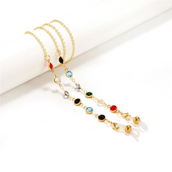 gold silver link chain colorful crystal eyeglasses chains glasses rope holder sunglasses strap cord neck head band accessories
gold silver link chain colorful crystal eyeglasses chains glasses rope holder sunglasses strap cord neck head band accessories