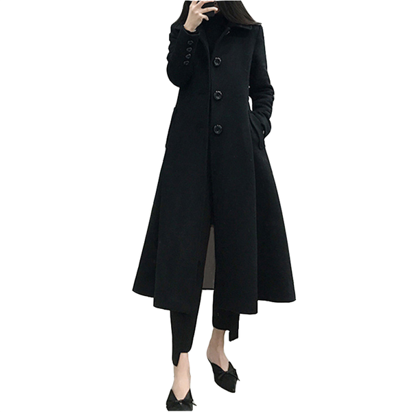 women's wool & blends plus size long woolen coat winter windbreaker coats female solid color black jacket overcoat
women's wool & blends plus size long woolen coat winter windbreaker coats female solid color black jacket overcoat