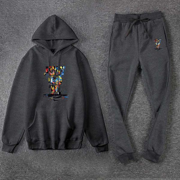 men's sportswear sportswear ladies fashion letter printing jogging clothes hooded sweater sweater spring and autumn casual spo, Black
men's sportswear sportswear ladies fashion letter printing jogging clothes hooded sweater sweater spring and autumn casual spo, Black