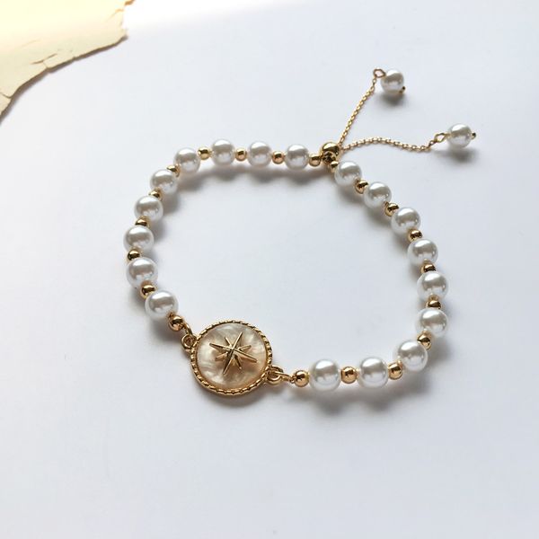 korean style creative pearls charms bracelet for female white imitation pearls elegant bracelet hand jewelry women lady gifts, Golden;silver
korean style creative pearls charms bracelet for female white imitation pearls elegant bracelet hand jewelry women lady gifts, Golden;silver