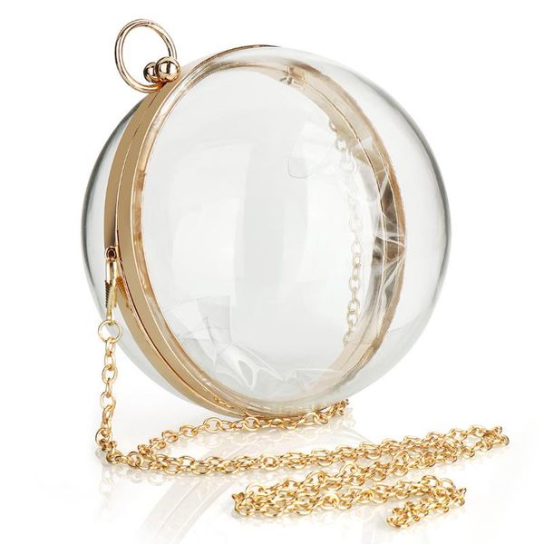 acrylic transparent round ball women evening bag gold silver color chain crossbody bags for wedding banquet 2020
acrylic transparent round ball women evening bag gold silver color chain crossbody bags for wedding banquet 2020