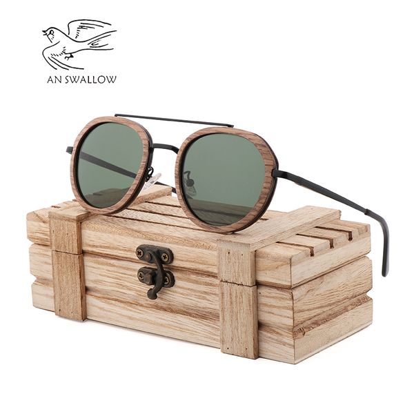 men and women sunglasses sandwich handmade bamboo wood polarized uv400 simple sunglasses trend, White;black
men and women sunglasses sandwich handmade bamboo wood polarized uv400 simple sunglasses trend, White;black