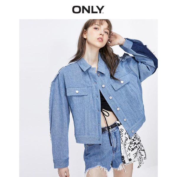 only autumn new flexible short denim jacket | 119354501, Black;brown