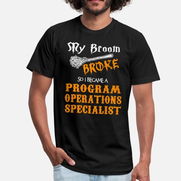 program operations specialist t shirt men designing 100% cotton crew neck gents graphic fashion summer letter shirt
program operations specialist t shirt men designing 100% cotton crew neck gents graphic fashion summer letter shirt