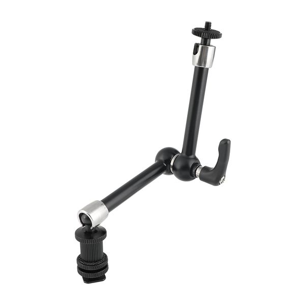 camvate 11" артикуляционная магия arm с 1/4" шаровые головки усиленный центральный замок ручка + башмак адаптер (обновленная версия) c2559
camvate 11" артикуляционная магия arm с 1/4" шаровые головки усиленный центральный замок ручка + башмак адаптер (обновленная версия) c2559