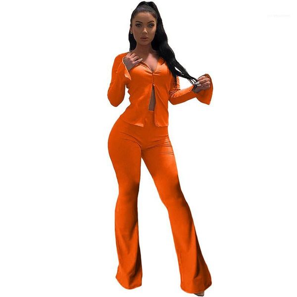 long flared pants woman 2pcs sets clothing women tracksuit fashion light color suits casual long sleeve, Gray
long flared pants woman 2pcs sets clothing women tracksuit fashion light color suits casual long sleeve, Gray