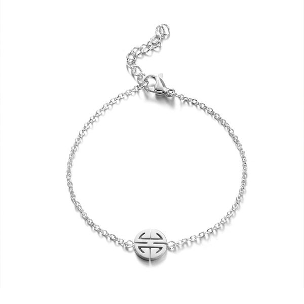 women bracelet stainless steel gold simple bracelets gifts for women accessories bracelet longevity pattern gifts for grandma, Black
women bracelet stainless steel gold simple bracelets gifts for women accessories bracelet longevity pattern gifts for grandma, Black