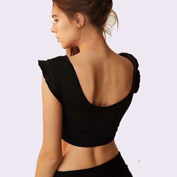 2020 new style padded yoga bra sports bra gym tank women running yoga fitness vest, White;black
2020 new style padded yoga bra sports bra gym tank women running yoga fitness vest, White;black