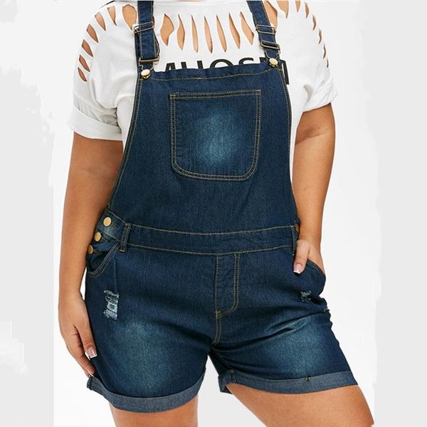 cocoepps plus size blue ripped denim overalls women denim playsuit large size adjustable short jumpsuit casual shorts 4xl 5xl, Black;white
cocoepps plus size blue ripped denim overalls women denim playsuit large size adjustable short jumpsuit casual shorts 4xl 5xl, Black;white