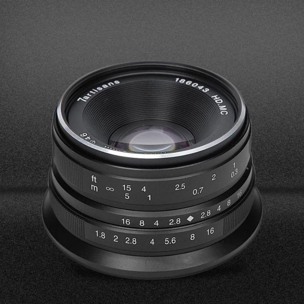 7artisans 25mm f1.8 ручная фокусировка объектива для sony e / canon eos-m / fuji fx m4 / 3 mount lentille фокус объектива
7artisans 25mm f1.8 ручная фокусировка объектива для sony e / canon eos-m / fuji fx m4 / 3 mount lentille фокус объектива
