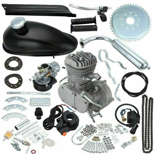 80cc 2 stroke motorcycle gasoline kit for electric bicycle mountain complete set bike gas engine motor 
80cc 2 stroke motorcycle gasoline kit for electric bicycle mountain complete set bike gas engine motor