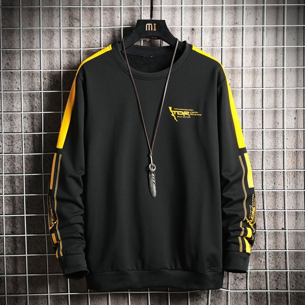 autumn and winter men's fashion long-sleeved new round neck loose pullover casual hoodie man mens sweatshirt sweatshirt, Black
autumn and winter men's fashion long-sleeved new round neck loose pullover casual hoodie man mens sweatshirt sweatshirt, Black