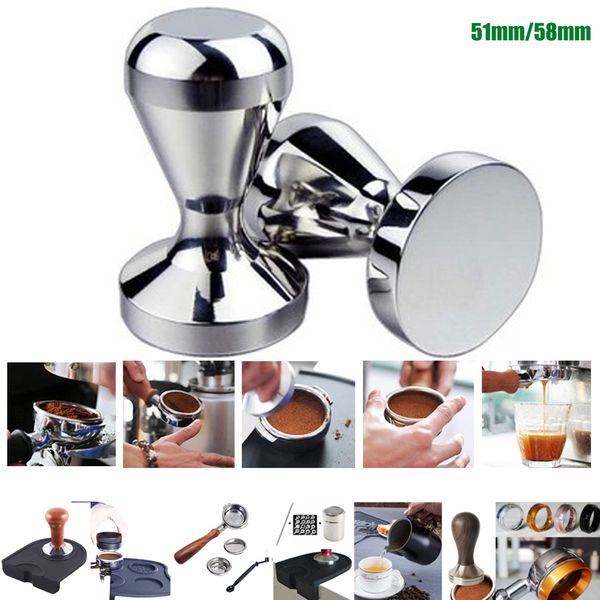 aluminium alloy 51mm tamper handmade coffee pressed powder hammer espresso maker cafe barista tools machine accessories
aluminium alloy 51mm tamper handmade coffee pressed powder hammer espresso maker cafe barista tools machine accessories