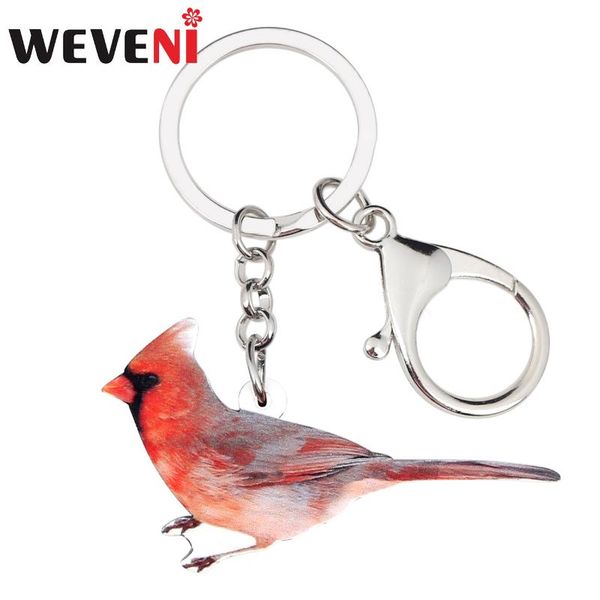 weveni acrylic northern cardinal bird key chains keychains ring cartoon animal jewelry for women girls bag wallet charms gift, Silver
weveni acrylic northern cardinal bird key chains keychains ring cartoon animal jewelry for women girls bag wallet charms gift, Silver