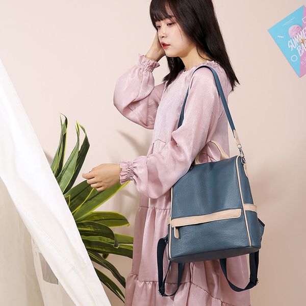leather luggage tag2020 korean-style soft leather anti-theft backpack womens new style bag fashion all-match simple casual dual-use single-s
leather luggage tag2020 korean-style soft leather anti-theft backpack womens new style bag fashion all-match simple casual dual-use single-s