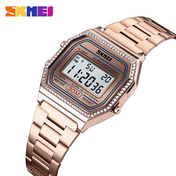skmei fashion women watches led digital sport watch 30m waterproof week chrono womens wrist watches relogio feminino, Slivery;brown
skmei fashion women watches led digital sport watch 30m waterproof week chrono womens wrist watches relogio feminino, Slivery;brown