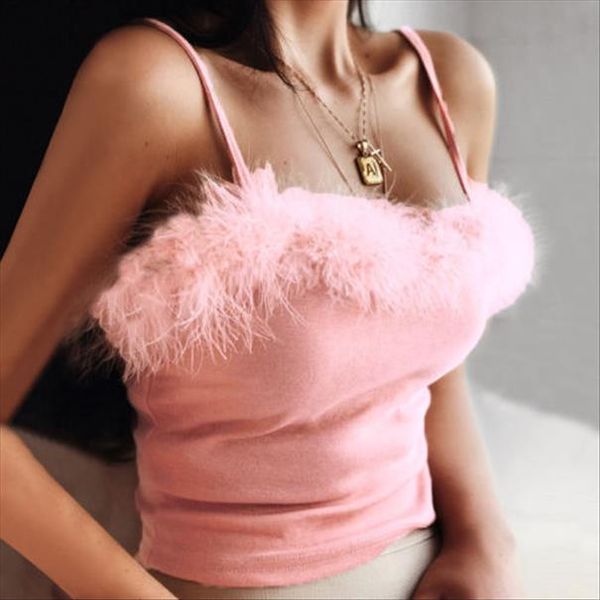 women lace up fur strappy bandeau crop casual sleeveless cami tank vest summer cami hot, White
women lace up fur strappy bandeau crop casual sleeveless cami tank vest summer cami hot, White