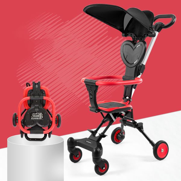 two-way baby stroller 1-2 years old baby lightweight multi-function single-pole four-wheeled cart
two-way baby stroller 1-2 years old baby lightweight multi-function single-pole four-wheeled cart