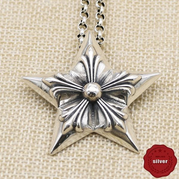 brand s925 sterling silver pendant european and american punk hip-hop fashion five-pointed star letter shape couple personality tag
brand s925 sterling silver pendant european and american punk hip-hop fashion five-pointed star letter shape couple personality tag