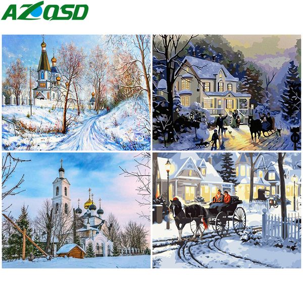 azqsd unframe oil painting by numbers winter landscape acrylic paint unique gift diy coloring by numbers house home decoration
azqsd unframe oil painting by numbers winter landscape acrylic paint unique gift diy coloring by numbers house home decoration