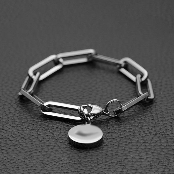 fashion titanium steel retro personality bracelet stainless steel bracelet jewelry popular hundred matching accessories sale, Silver
fashion titanium steel retro personality bracelet stainless steel bracelet jewelry popular hundred matching accessories sale, Silver