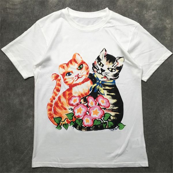 street fashion famous mens t shirt 2020 couples kittens print pullover polo short sleeve t shirts men women stylist tee, White;black
street fashion famous mens t shirt 2020 couples kittens print pullover polo short sleeve t shirts men women stylist tee, White;black