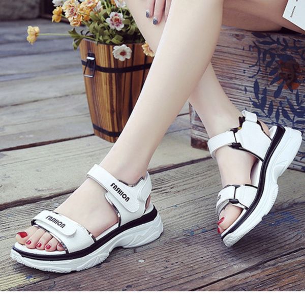sandals women summer mid heels platform comfortable women shows outdoor style walking sandals casula fashuion, Black
sandals women summer mid heels platform comfortable women shows outdoor style walking sandals casula fashuion, Black