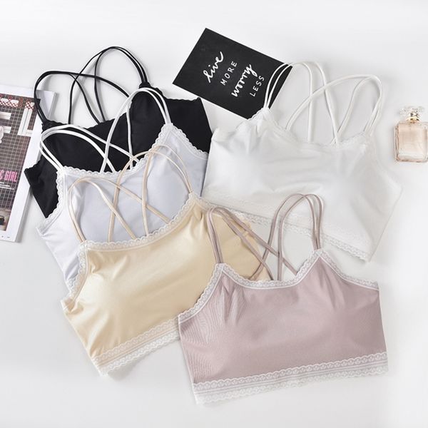 camisole lace stitching tube seamless beauty back wrapped chest women tank top, Black;white
camisole lace stitching tube seamless beauty back wrapped chest women tank top, Black;white