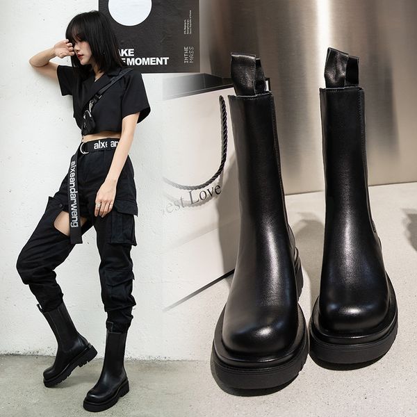 boots female head layer cowhide wish amazon 1-3 cm large size ladies style short, Black
boots female head layer cowhide wish amazon 1-3 cm large size ladies style short, Black