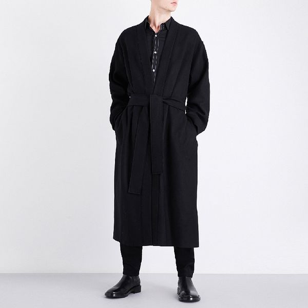 s-6xl the new autumn and winter men's woolen coat in 2020, the long version of v-neck with a loose waistcoat, Black
s-6xl the new autumn and winter men's woolen coat in 2020, the long version of v-neck with a loose waistcoat, Black