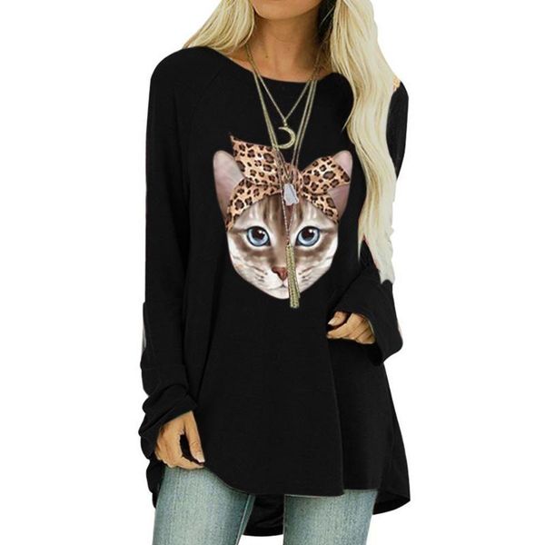 vicabo 2020 women fashion tee shirt casual loose long sleeve o neck tunic clothing mid-length irregular hem female fall, White
vicabo 2020 women fashion tee shirt casual loose long sleeve o neck tunic clothing mid-length irregular hem female fall, White