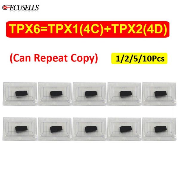 1/2/5/10pcs tpx6 transponder car key chip = tpx1 ( 4c ) + tpx2 ( 4d ) ceramic carbon blank chip can repeat copy
1/2/5/10pcs tpx6 transponder car key chip = tpx1 ( 4c ) + tpx2 ( 4d ) ceramic carbon blank chip can repeat copy