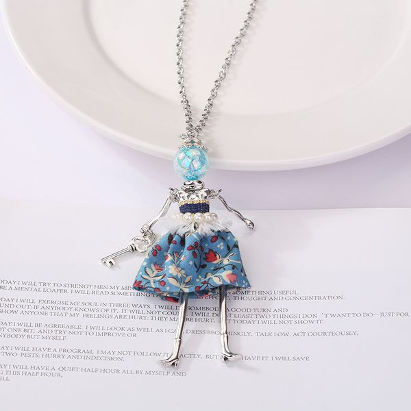 ylwhjj 2020 women doll maxi long necklace & pendant handmade multicolor dress girls lovely fashion party jewelry collier femme, Silver
ylwhjj 2020 women doll maxi long necklace & pendant handmade multicolor dress girls lovely fashion party jewelry collier femme, Silver