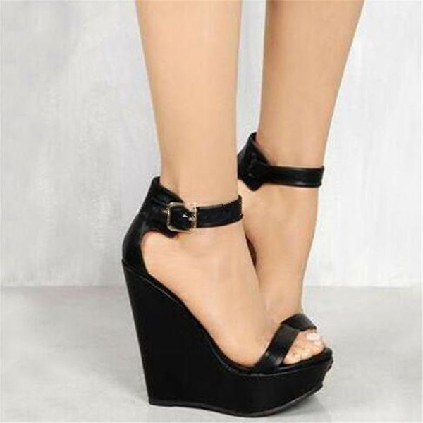 shofoo shoes,beautiful fashionable lady's sandals, leather, about14.5 cm wedges heel sandals, women's sandals .size:34-45, Black
shofoo shoes,beautiful fashionable lady's sandals, leather, about14.5 cm wedges heel sandals, women's sandals .size:34-45, Black