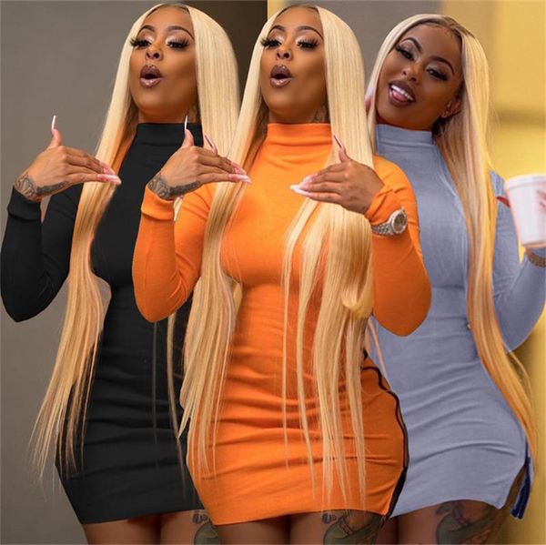 women bodycon dress fashion solid long sleeve skinny dresses party night club bar zipper dress bodysuit tight clothes plus size s-3xl ly9274, White
women bodycon dress fashion solid long sleeve skinny dresses party night club bar zipper dress bodysuit tight clothes plus size s-3xl ly9274, White
