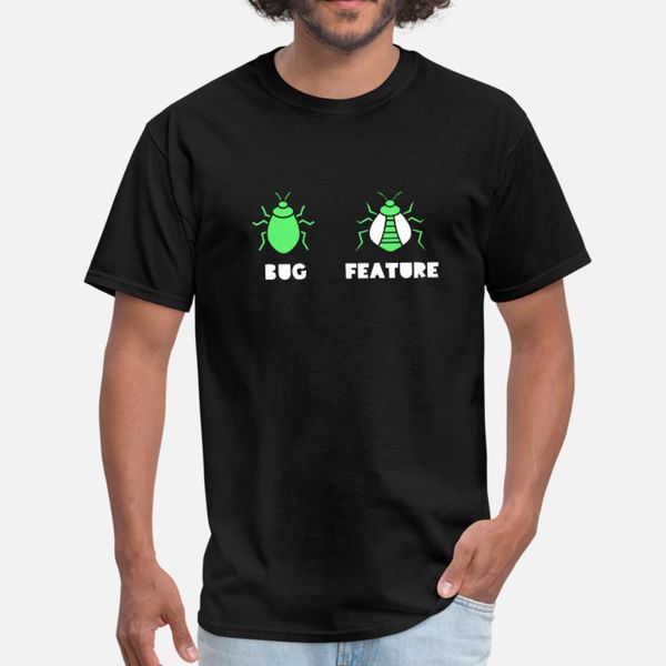 bug feature funny geeky programming coding tee t shirt men printing short sleeve o neck family loose humor summer style trend shirt
bug feature funny geeky programming coding tee t shirt men printing short sleeve o neck family loose humor summer style trend shirt