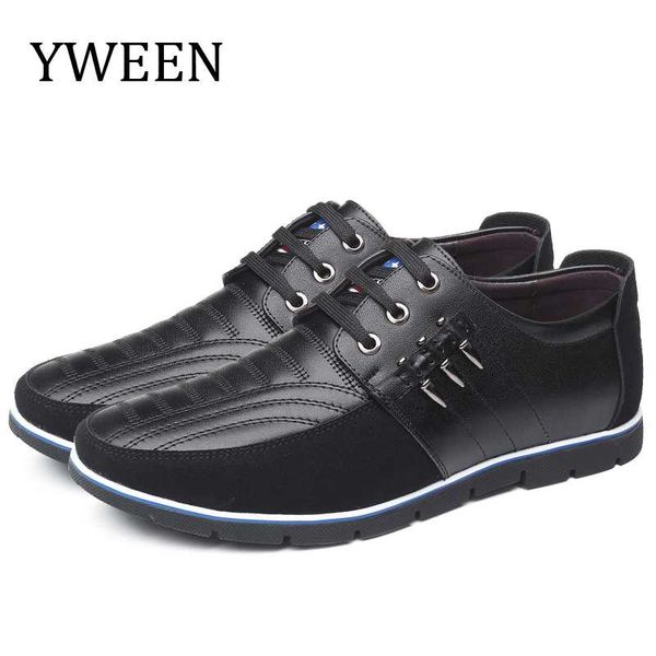 yween men leather shoes lace up men casual shoes male solid comfortable men's big sizes sale, Black
yween men leather shoes lace up men casual shoes male solid comfortable men's big sizes sale, Black