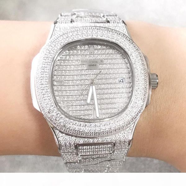 nautilus diamond wach for men japan automatic silver 40mm face stainless set diamond manual iced out mens watch life waterproof, Slivery;brown
nautilus diamond wach for men japan automatic silver 40mm face stainless set diamond manual iced out mens watch life waterproof, Slivery;brown