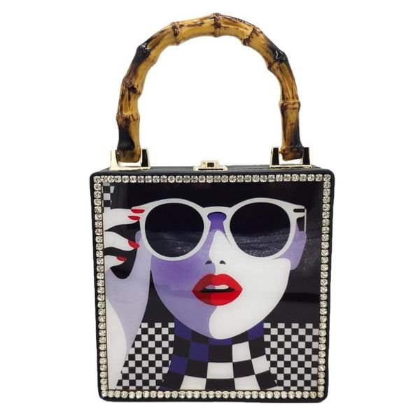 double flower "fashion lady with sunglasses" women shoulder bags bamboo handle crossbody bag box totes handbags and purses
double flower "fashion lady with sunglasses" women shoulder bags bamboo handle crossbody bag box totes handbags and purses