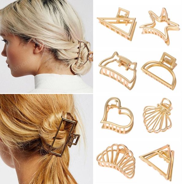 new geometric hair claw for women girls clamps hair crab metal gold claw hairpins ornament hair accessories, Slivery;golden
new geometric hair claw for women girls clamps hair crab metal gold claw hairpins ornament hair accessories, Slivery;golden